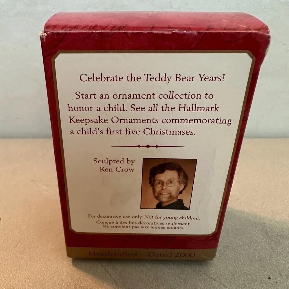 Hallmark Keepsake Ornament - Red and Green Bear with Number 5